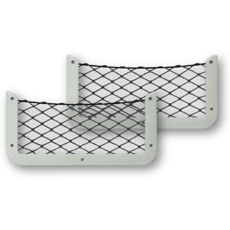 Soltherm portaoggetti da parete con cornice e rete