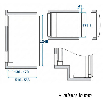 THETFORD - N4145E+ disegno tecnico misure