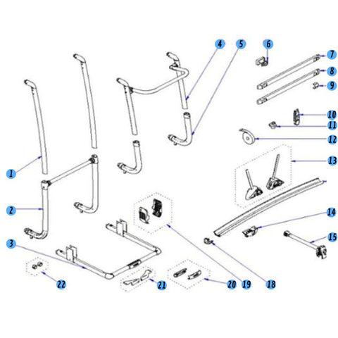 THULE RICAMBI VAN XT Destinazionecamper