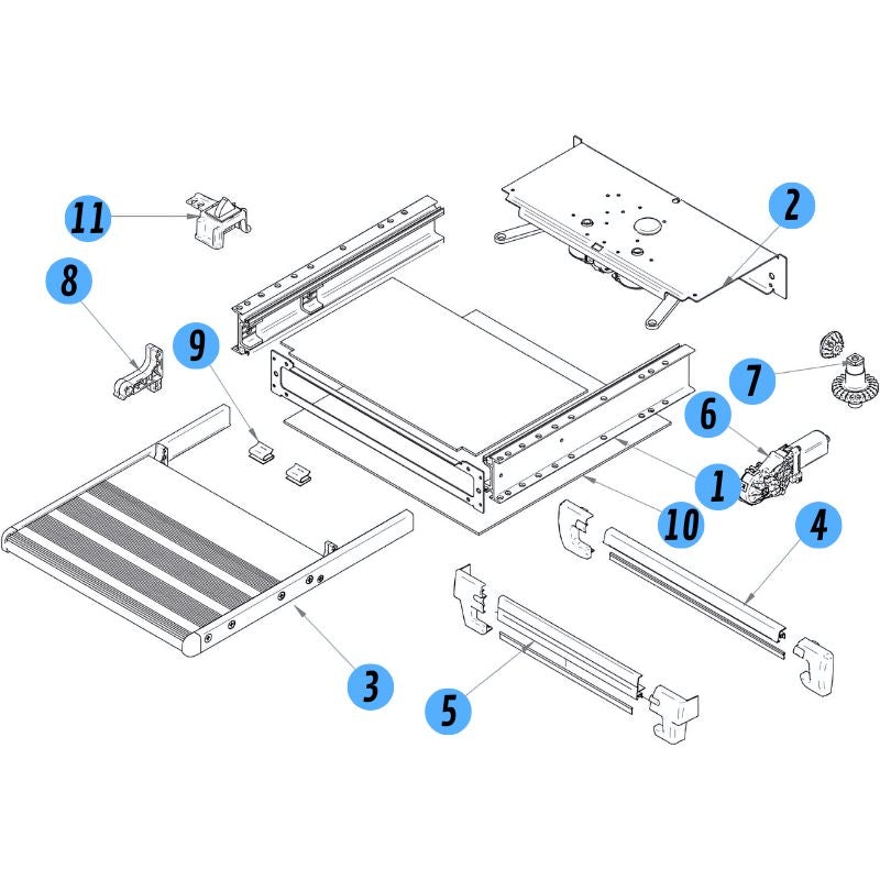 THULE - RICAMBI SLIDE-OUT STEP V12 (DAL 2012)