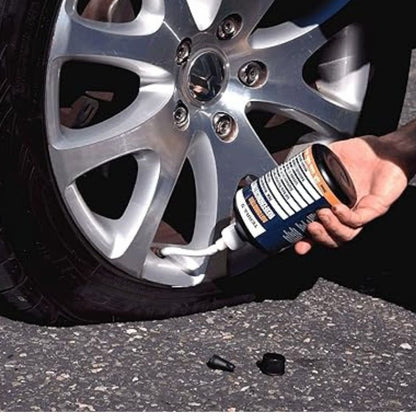 Terra-S kit ripara gomme con compressore 12V per camper in uso 2