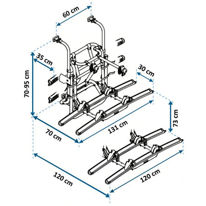 Thule Lift-V16 disegno tecnico misure