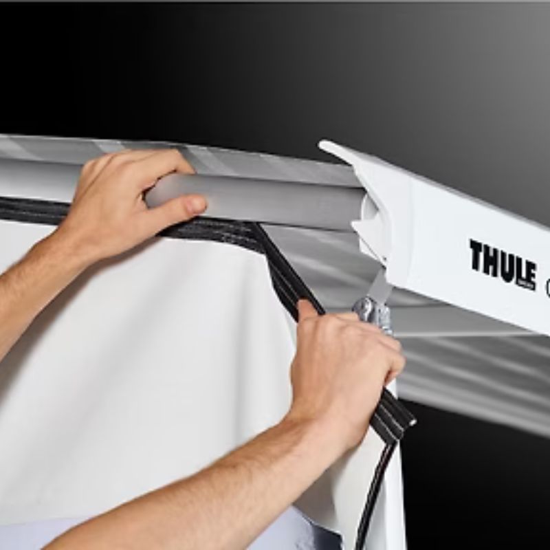 Thule Rain Blocker G2 side dettaglio canalina fissaggio