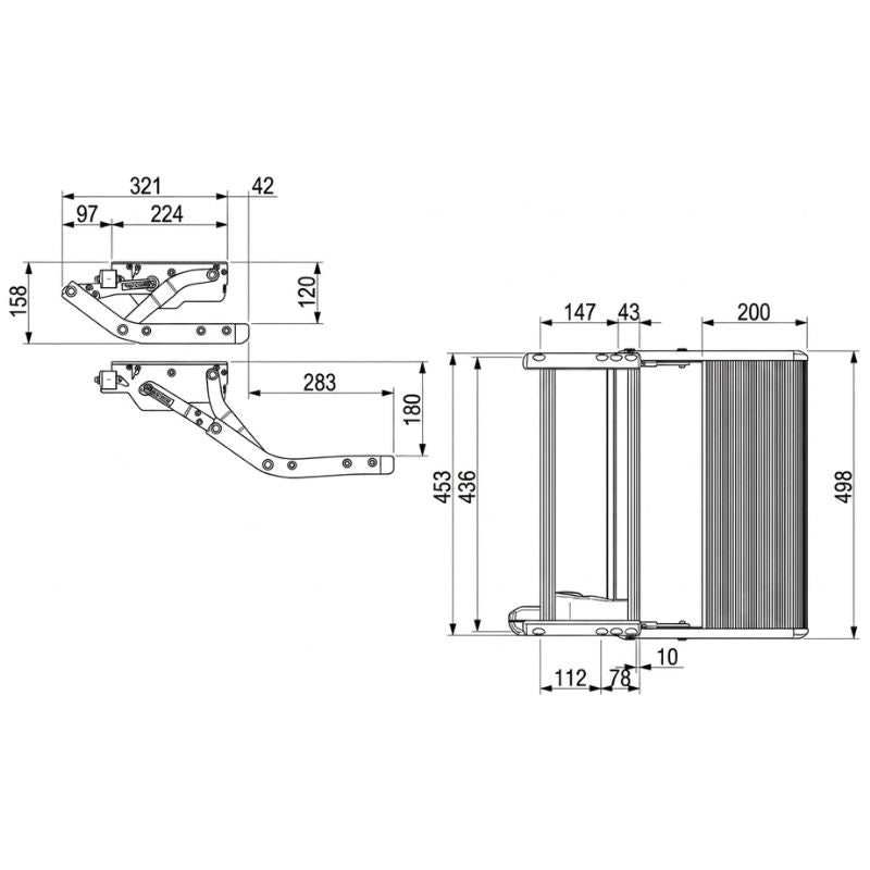 Thule Single Step 12V disegno tecnico misure