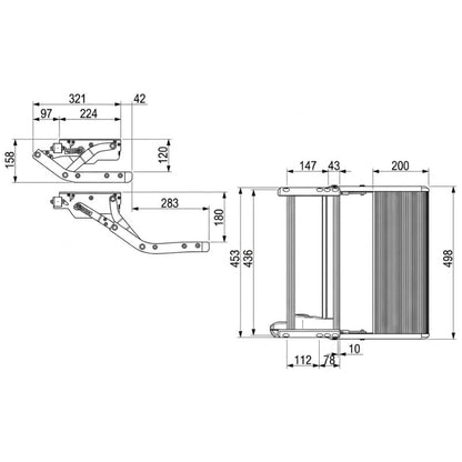 Thule Single Step 12V disegno tecnico misure