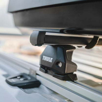 Thule SmartClamp System in uso con bauliera