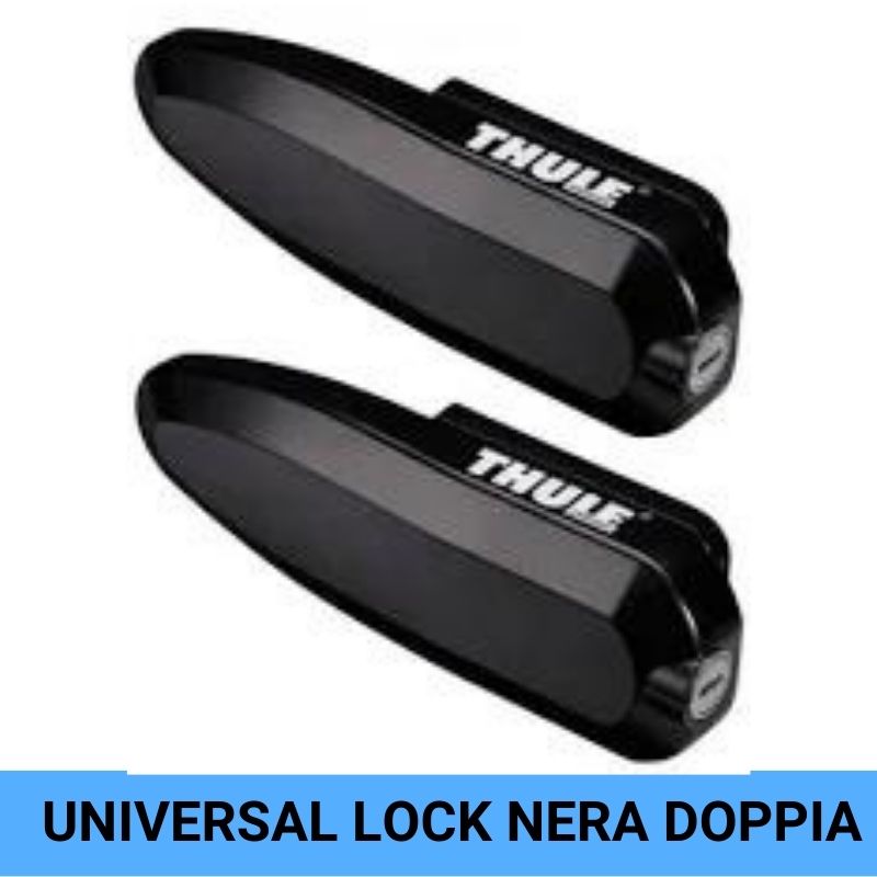 Thule Universal Lock nera due pezzi
