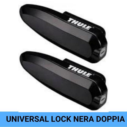 Thule Universal Lock nera due pezzi