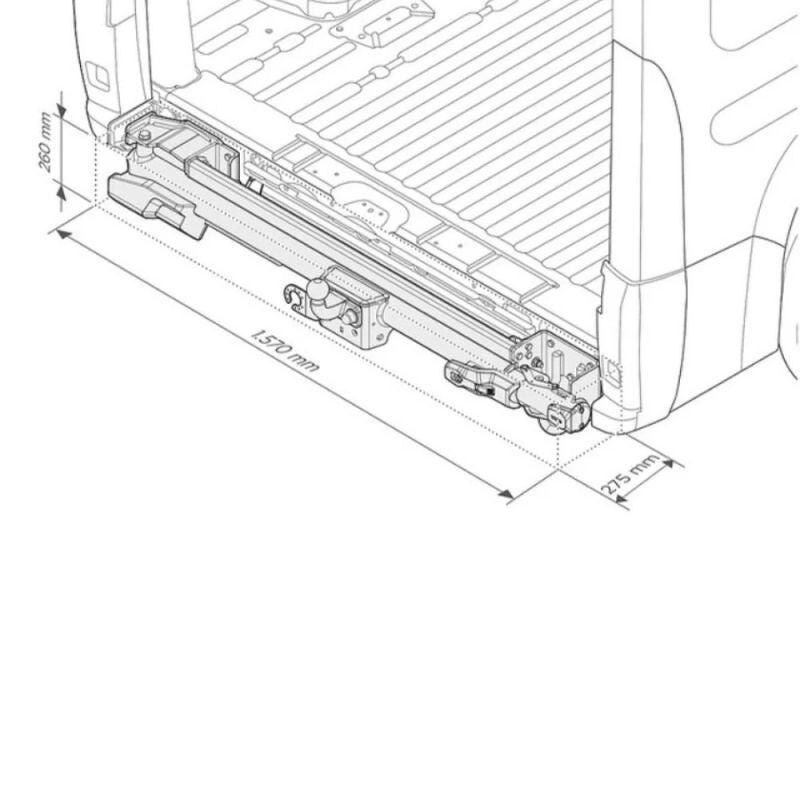 Thule VeloSwing disegno tecnico misure
