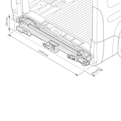 Thule VeloSwing disegno tecnico misure