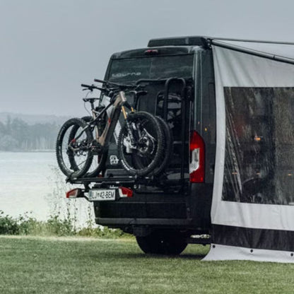 Thule VeloTrack Frame portabici per furgoni Ducato in uso 2
