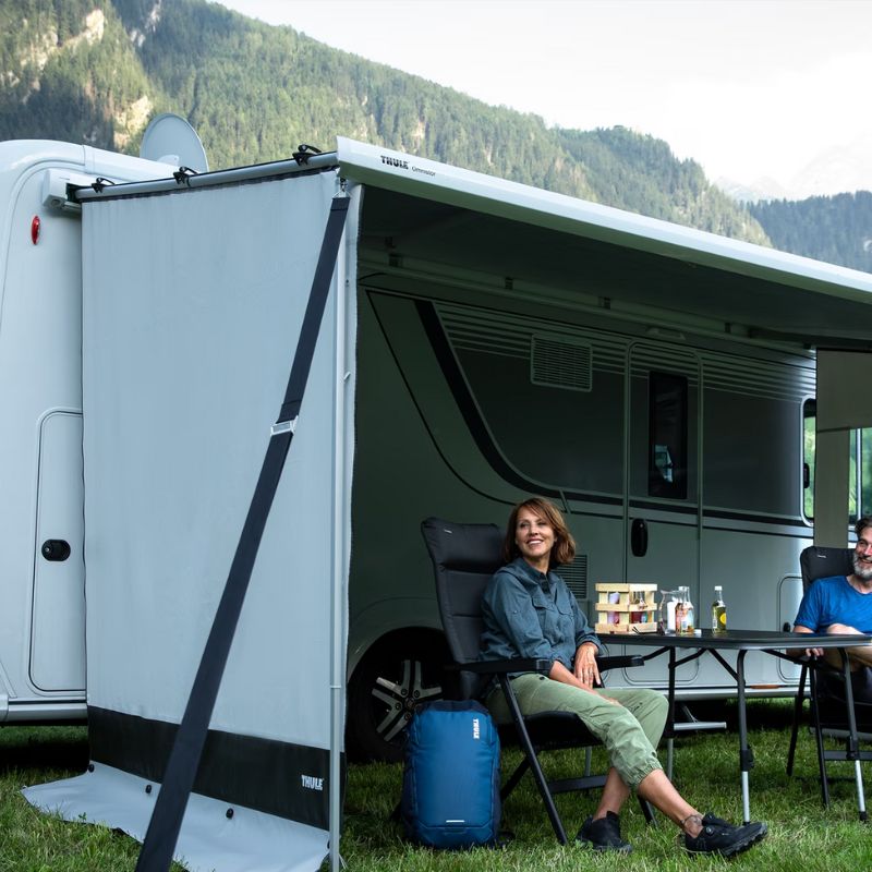 Thule View Blocker G2 Side in uso con camper 2