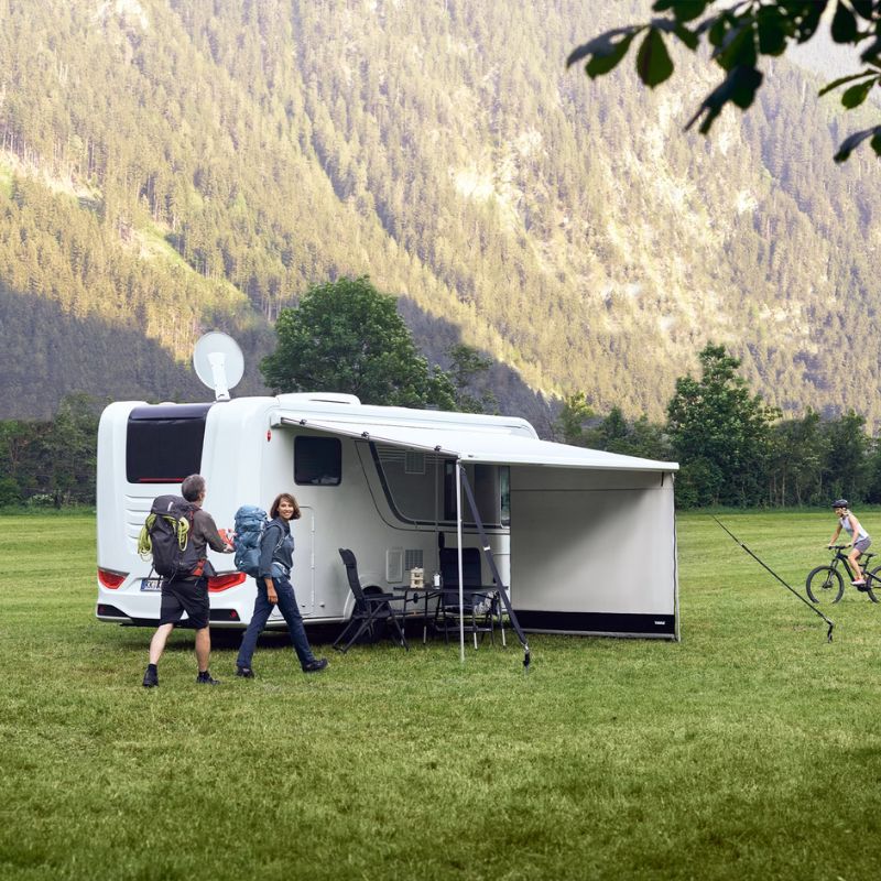 Thule View Blocker G2 Side in uso con camper 3