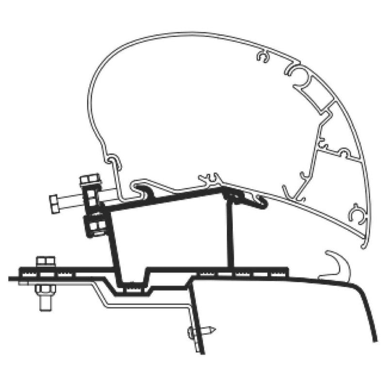 Thule adattatore tendalini Renault Master H2 (2010-2020)
