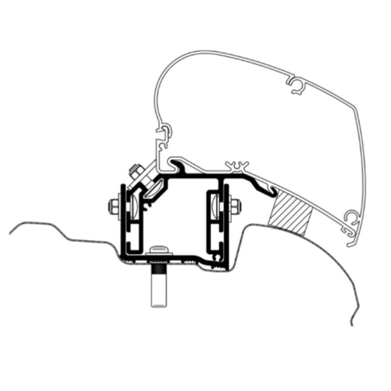 Thule - Adattatori tendalini per Crafter e TGE H3 dal 2017