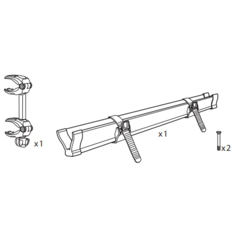 Thule kit aggiunta 4° posto portabici Sport G2 Garage pezzi inclusi fornitura