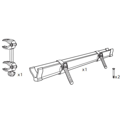 Thule kit aggiunta 4° posto portabici Sport G2 Garage pezzi inclusi fornitura