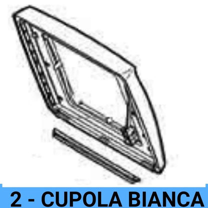 Thule ricambi oblò Vent cupola esterna bianca