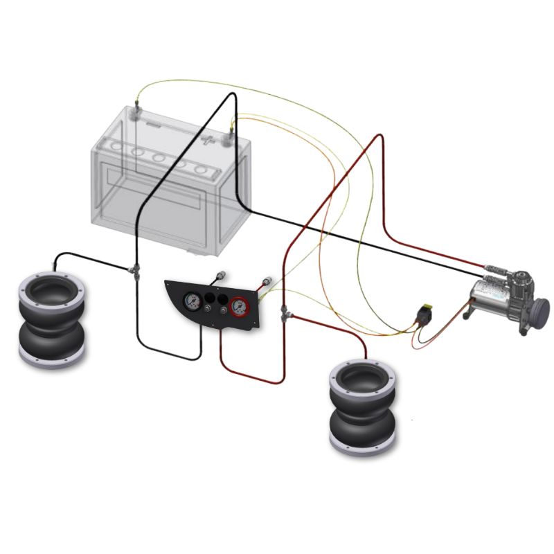 Top Drive System sospensioni pneumatiche Ducato kit rinforzato schema installazione