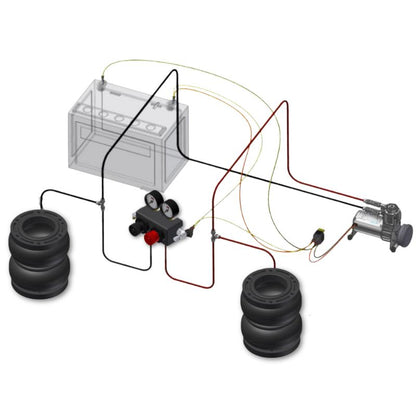 Top Drive System sospensioni pneumatiche Sprinter 06-18 ruote gemellate schema montaggio