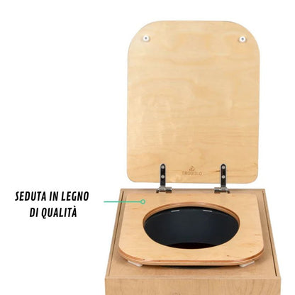 Trobolo Terabloem Plus dettaglio seduta in legno