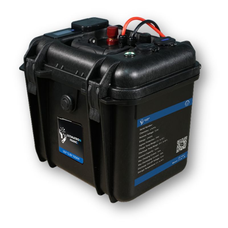 Ultimatron powerstation impermeabile 12V 100Ah lato destro