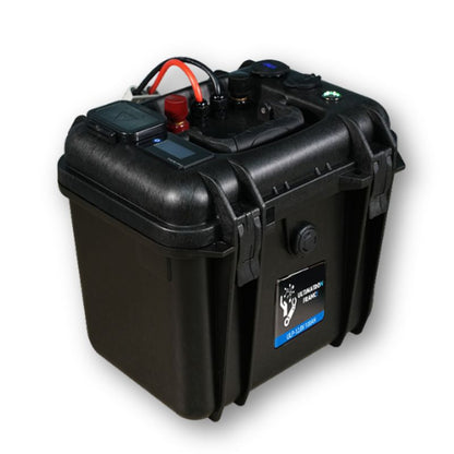 Ultimatron powerstation impermeabile 12V 100Ah lato sinistro