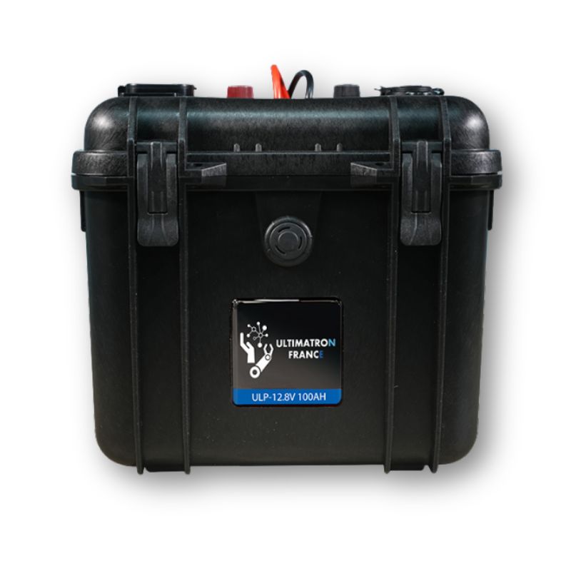 Ultimatron powerstation impermeabile 12V 100Ah vista frontale