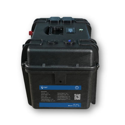 Ultimatron powerstation impermeabile 12V 150Ah vista laterale