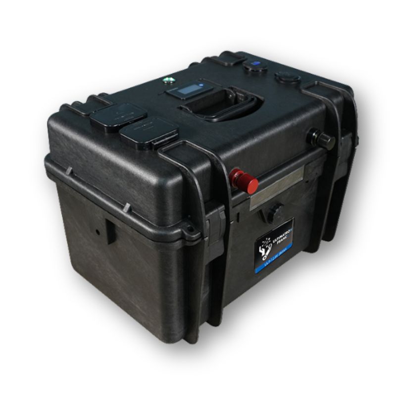 Ultimatron powerstation impermeabile 12V 280Ah lato destro