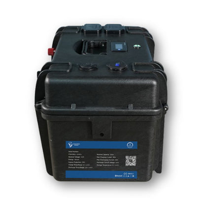 Ultimatron powerstation impermeabile 12V 280Ah vista laterale