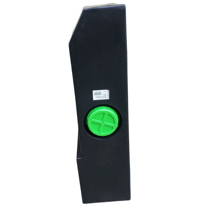 Vecam serbatoio sagomato corto nero 100L vista dall&