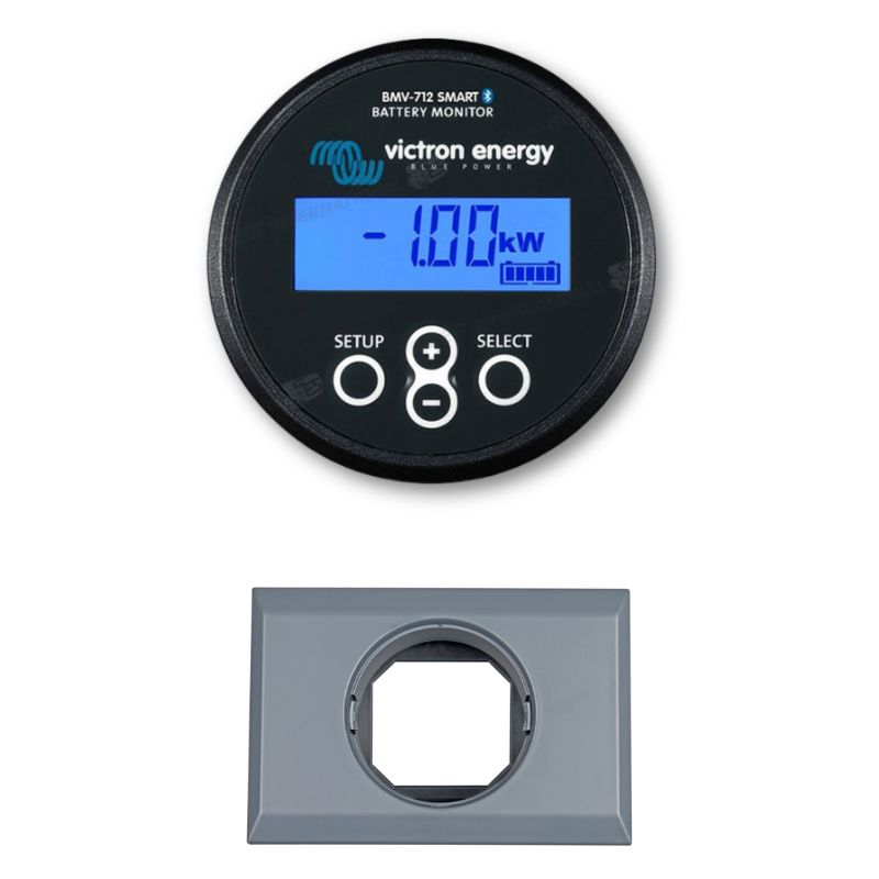 Victron Energy BMV-712 Smart nero con scatola a parete