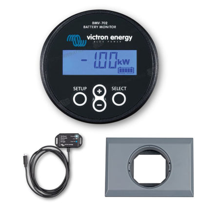 Victron Energy BVM-702 nero con dongle bluetooth e scatola a parete