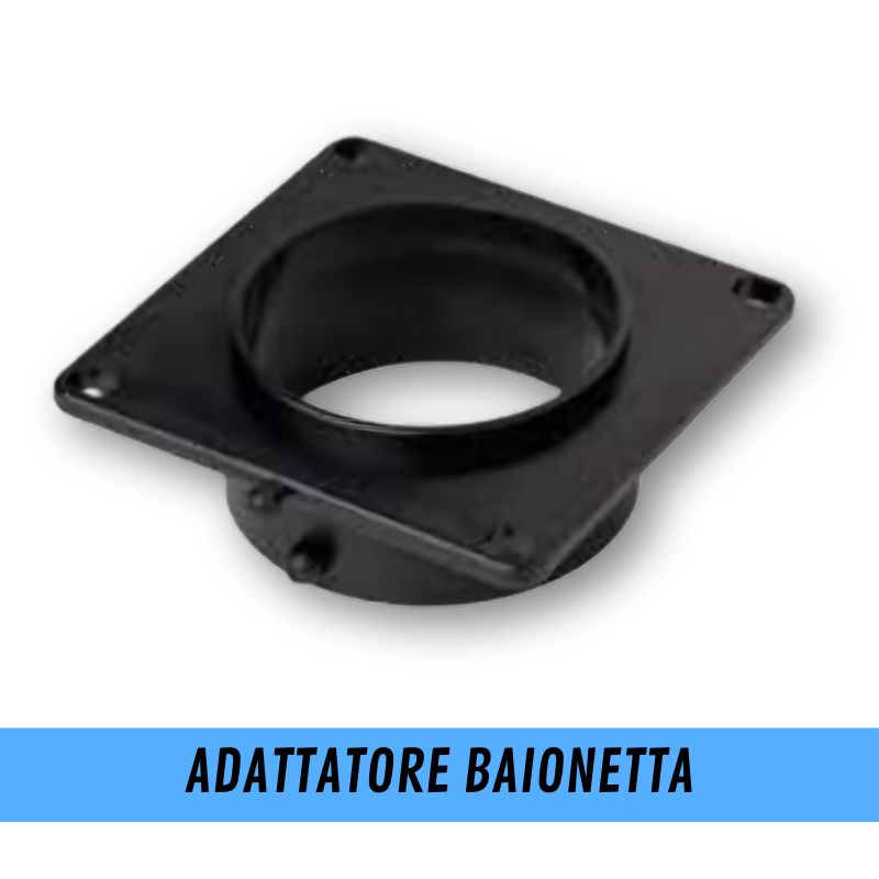 Zadi adattatore a baionetta foro 3"