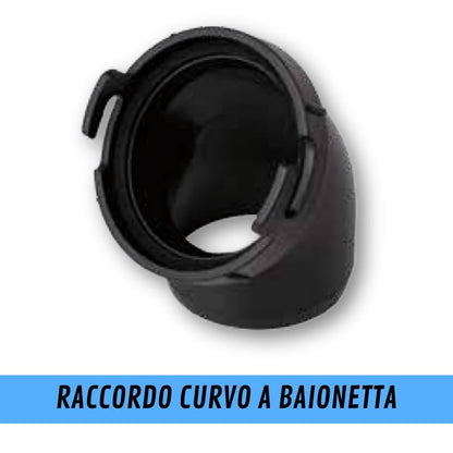 Zadi raccordo curvo a baionetta 3"