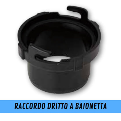 Zadi raccordo dritto a baionetta 3"