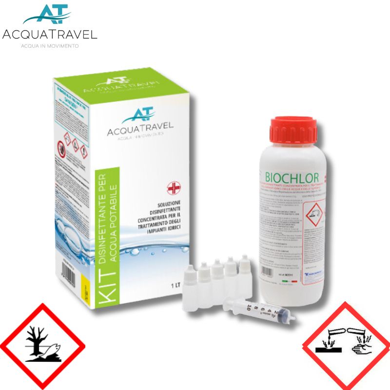 AcquaTravel Biochlor 1L disinfettante acqua camper