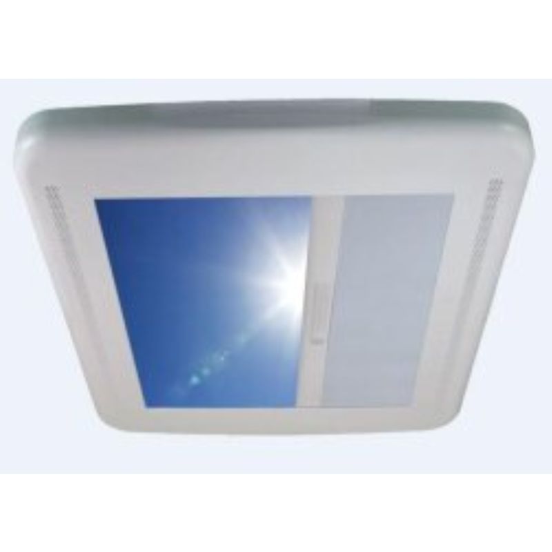 Airxcel MaxxShade Plus oscurante a rullo aperto a metà