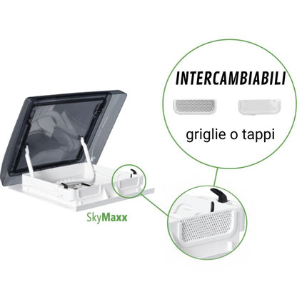 Griglie e tappi intercambiabili dell&