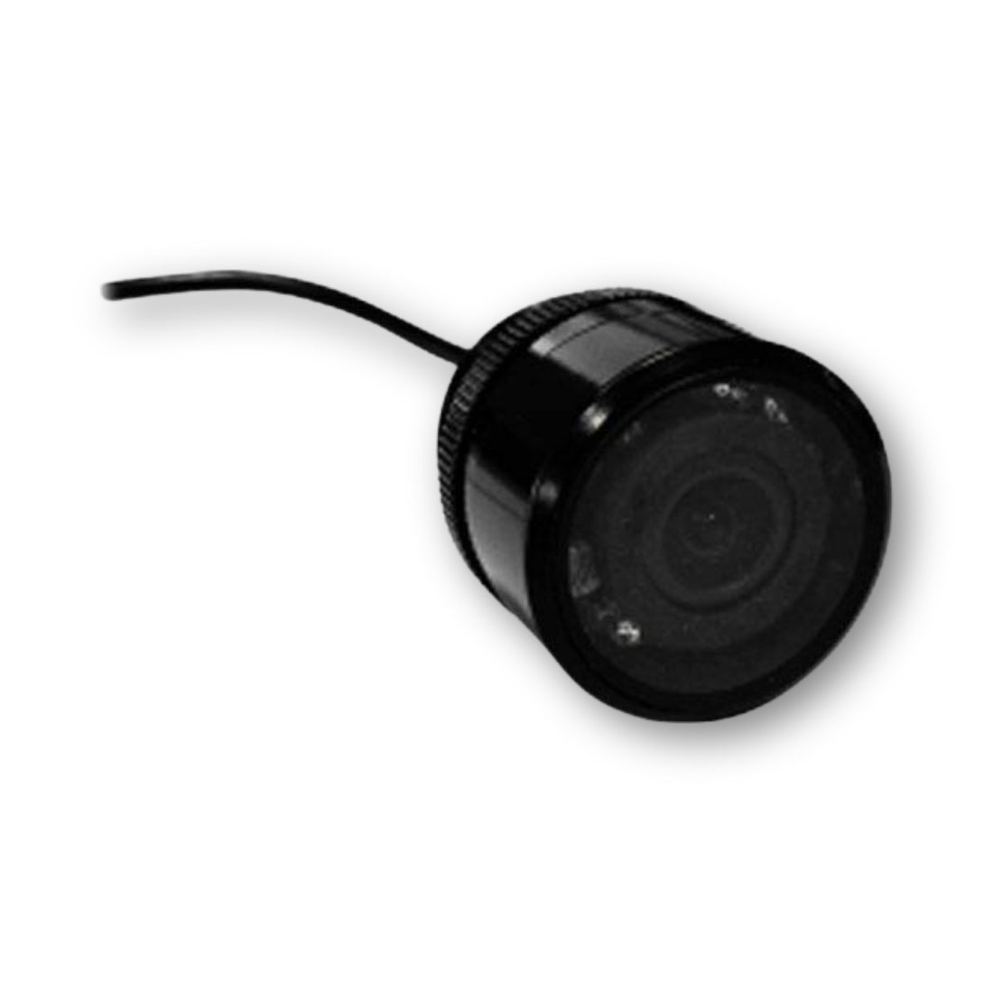 Telecamera da incasso orientabile Alcapower nera con cavo