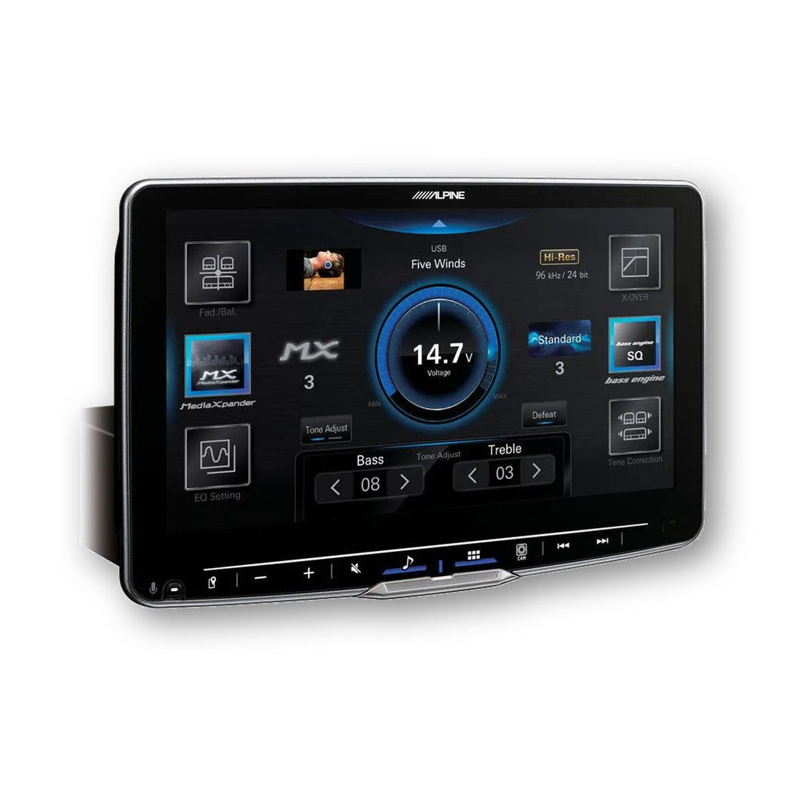 Autoradio Alpine Halo 9 con schermo touch da 9 pollici