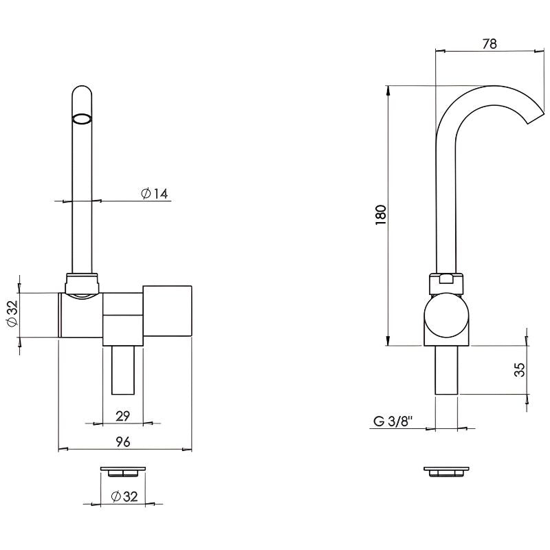 CAN - RUBINETTO PIEGHEVOLE