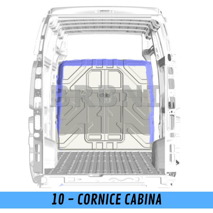 car fiberglass brnbi cornice cabina