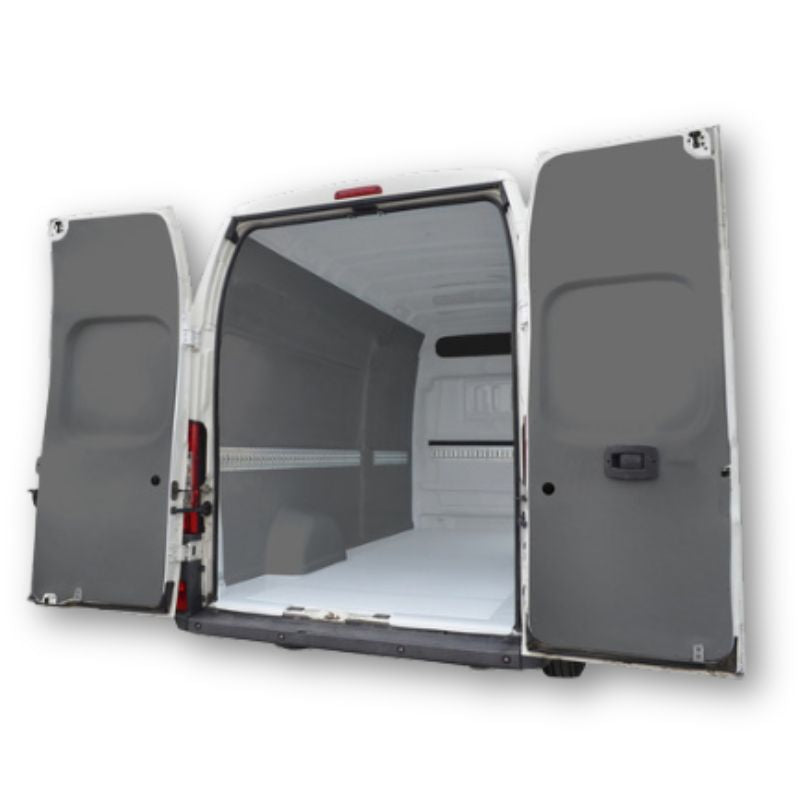 car fiberglass brnbi esempio pannelli grigi portelloni aperti