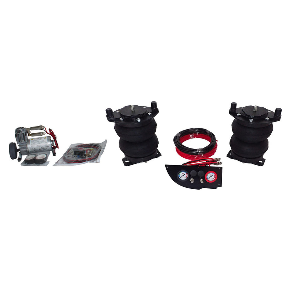Carbest Basic, kit di sospensioni pneumatiche da 6 pollici per Fiat Ducato con compressore