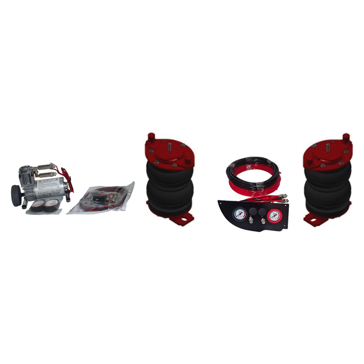 Carbest Basic, kit di sospensioni pneumatiche da 8 pollici per Fiat Ducato con compressore