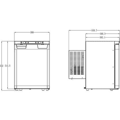 carbest lr40l disegno tecnico misure