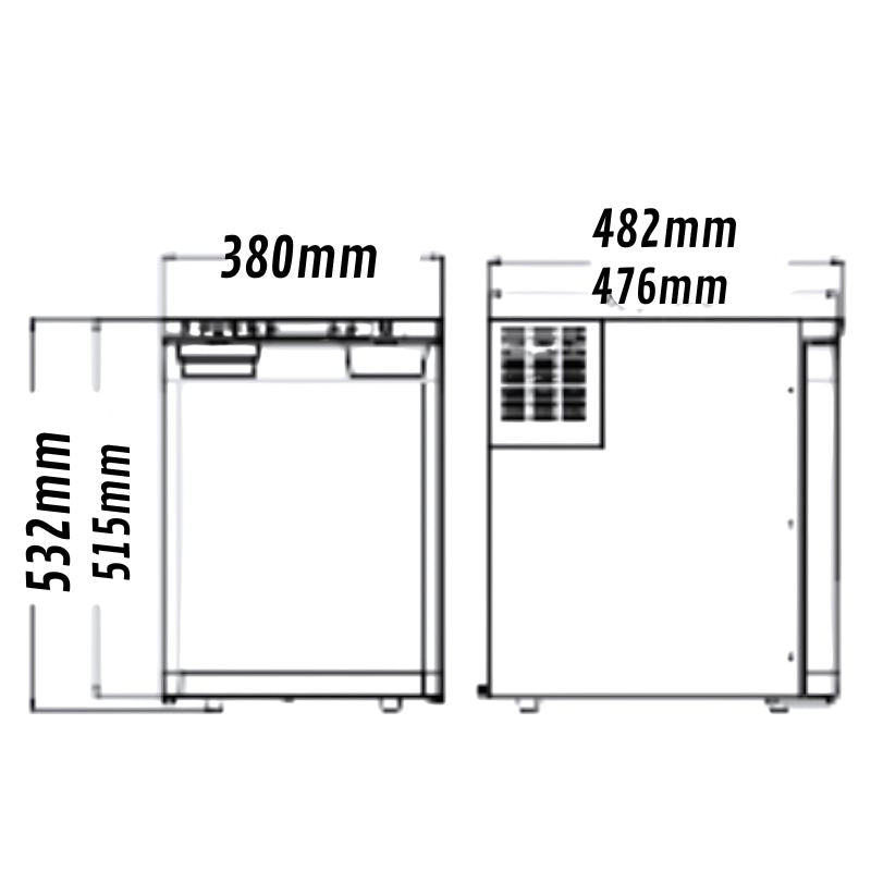 carbest lr50l disegno tecnico misure