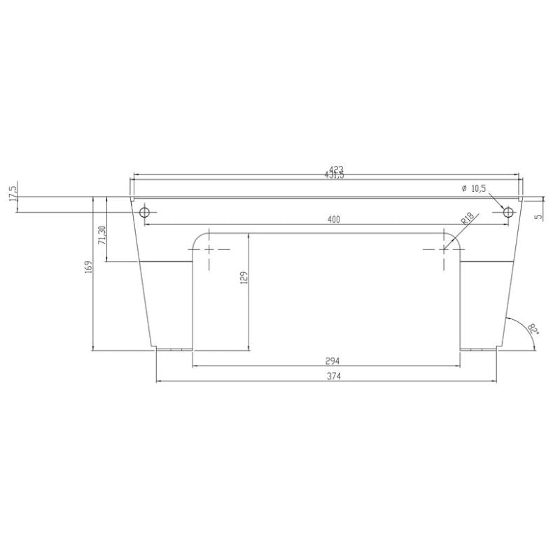 STRUTTURA SEDUTA RIBASSATA - DUCATO X244